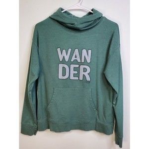 Gerry Outdoors Adventure Club Wander‎ Womens Medium Cowl Neck Hoodie Sweatshirt